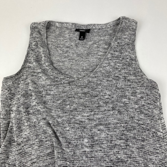 Mossimo Sweater Tank Top Womens Small Gray A Line Sleeveless - Picture 4 of 8